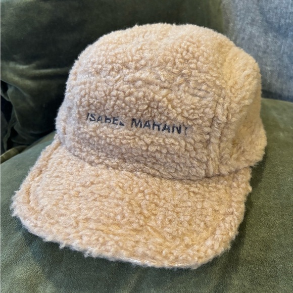 Isabel Marant Shearling Hat Brown - Picture 3 of 4